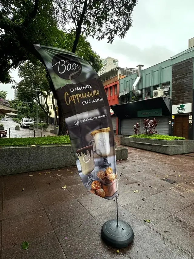 Windbanner FlagMax instalado em cliente, foto 2